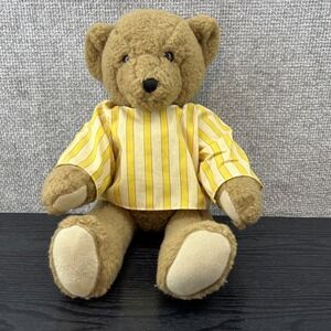 Deans Childsplay British Wool‎ Porridge Teddy Bear 1983 Plush With Nightshirt